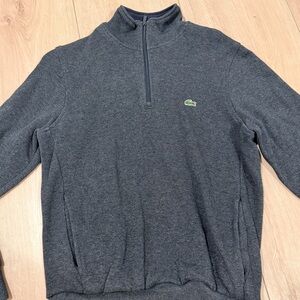 Men’s Lacoste quarter zip sweater